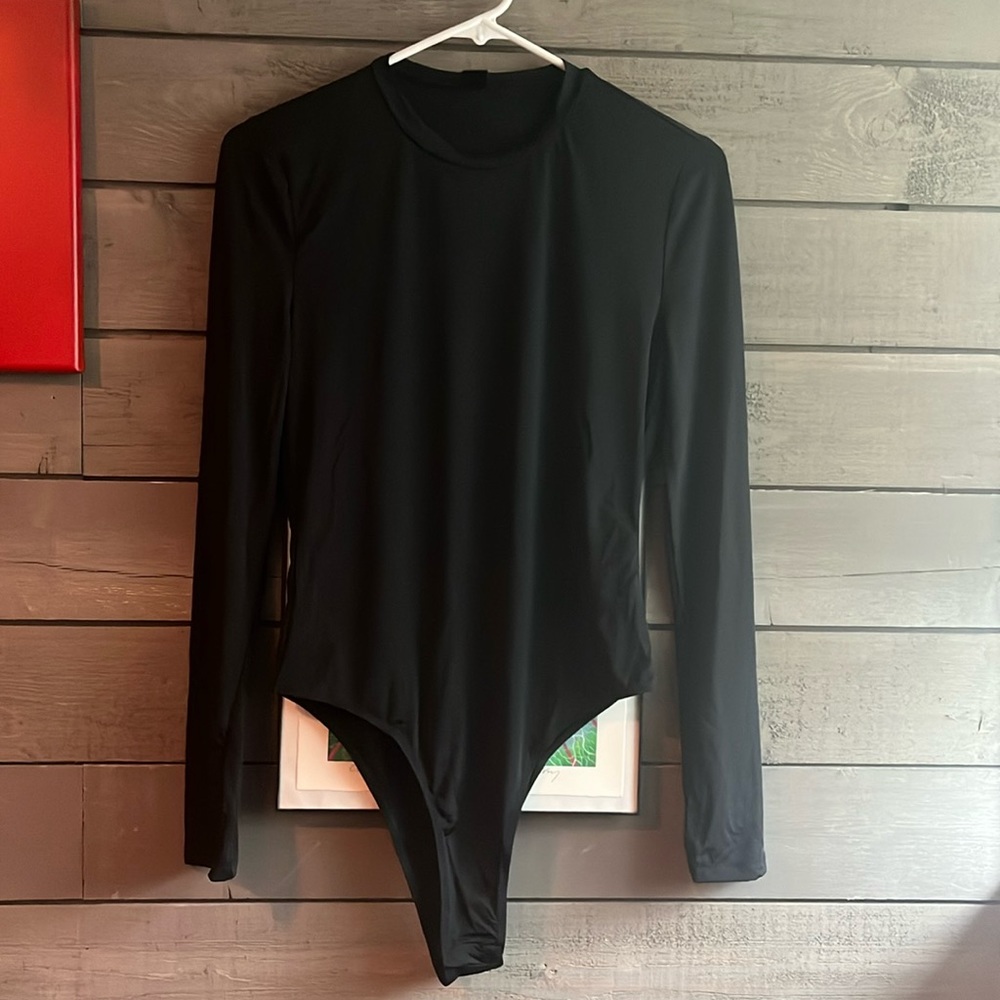Black SHEIN Bodysuit